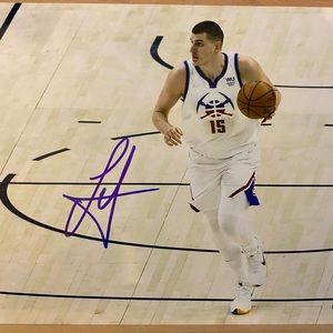 Nikola Jokic Denver Nuggets Signed 8x10 Photo COA